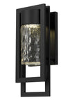 Black Seeded LED Dimmable Outdoor Hanging Light