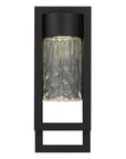 Black Seeded LED Dimmable Outdoor Hanging Light