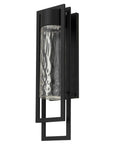 Black Seeded LED Dimmable Outdoor Hanging Light