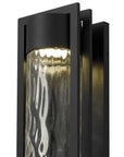 Black Seeded LED Dimmable Outdoor Hanging Light