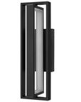 Black LED Dimmable Outdoor Hanging Light
