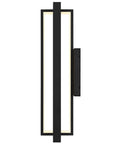 Black LED Dimmable Outdoor Hanging Light