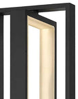 Black LED Dimmable Outdoor Hanging Light