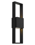 Black LED Dimmable Outdoor Hanging Light