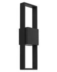 Black LED Dimmable Outdoor Hanging Light