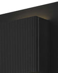 Black LED Dimmable Outdoor Hanging Light