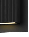 Black LED Dimmable Outdoor Hanging Light