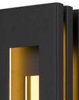 Black LED Dimmable Outdoor Hanging Light