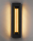 Black LED Dimmable Outdoor Hanging Light