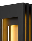 Black LED Dimmable Outdoor Hanging Light