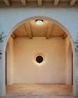Black LED Dimmable Outdoor Hanging Light