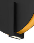 Black LED Dimmable Outdoor Hanging Light