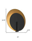 Black LED Dimmable Outdoor Hanging Light