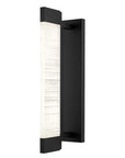 Black Crackled LED Dimmable Outdoor Hanging Light