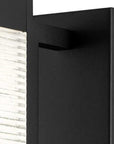 Black Crackled LED Dimmable Outdoor Hanging Light