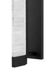 Black Crackled LED Dimmable Outdoor Hanging Light