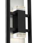 Black LED Dimmable Outdoor Hanging Light