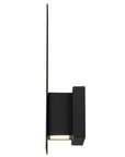 Black LED Dimmable Outdoor Hanging Light