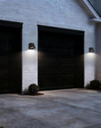 Black LED Dimmable Outdoor Hanging Light