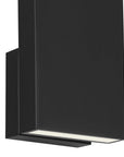 Black LED Dimmable Outdoor Hanging Light