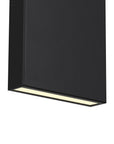 Black LED Dimmable Outdoor Hanging Light