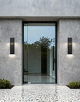Black LED Dimmable Outdoor Hanging Light
