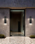 Black LED Dimmable Outdoor Hanging Light
