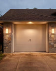 Brass Crackled LED Dimmable Outdoor Hanging Light