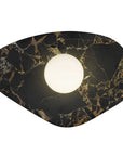 Black Colorful LED Dimmable Outdoor Hanging Light