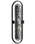 Black LED Dimmable Outdoor Hanging Light