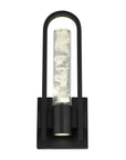 Black Transparent LED Dimmable Outdoor Hanging Light