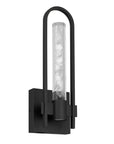 Black Transparent LED Dimmable Outdoor Hanging Light