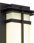 Black Colorful LED Dimmable Outdoor Hanging Light