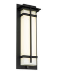 Black Colorful LED Dimmable Outdoor Hanging Light