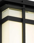 Black Colorful LED Dimmable Outdoor Hanging Light