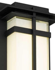 Black Colorful LED Dimmable Outdoor Hanging Light