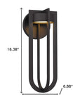 Bronze LED Dimmable Outdoor Hanging Light