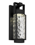 Black Hammered LED Dimmable Outdoor Hanging Light