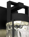Black Hammered LED Dimmable Outdoor Hanging Light