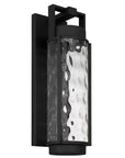 Black Hammered LED Dimmable Outdoor Hanging Light
