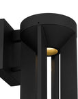 Black LED Dimmable Outdoor Hanging Light