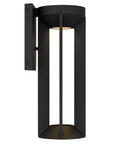 Black LED Dimmable Outdoor Hanging Light