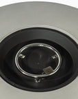 50000 BTU 37" Gray Steel Propane Round Fire Pit With Cover