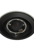 50000 BTU 37" Gray Steel Propane Round Fire Pit With Cover