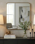 Set of Two 21" Gray Geometric Table Lamps With Empire Shades