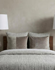 Set of Two 29" Silver Novelty Table Lamps With Drum Shades