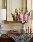 Set of Two 26" Gold Novelty Table Lamps With Globe Shades