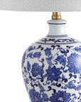 Set of Two 26" Gold Novelty Table Lamps With Globe Shades