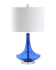 Set of Two 26" Silver Novelty Table Lamps With Drum Shades
