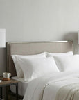 Set of Two 29" Nickel Table Lamps With Shades